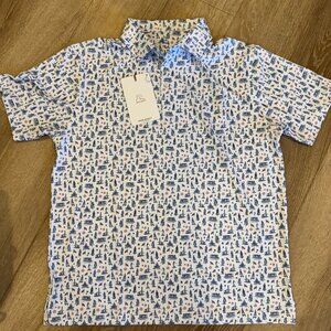Rhoback Performance Polo "Independence" NWT